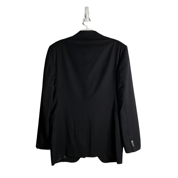 Dolce & Gabbana Men's Black Virgin Wool Single Breasted Notch Lapel Blazer - Picture 12 of 12
